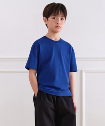 [クールスタンダード] リラックスドクルーネックTシャツ [ブルー]