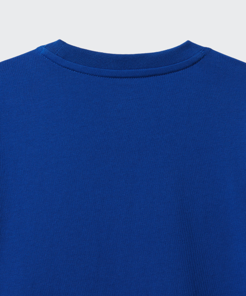 MUSINSA STANDARD KIDS（ムシンサスタンダードキッズ）の「[クールスタンダード] リラックスドクルーネックTシャツ [ブルー]（Tシャツ/カットソー・レディース・その他・100/110/120/130/140/150/160）」の6枚目の写真