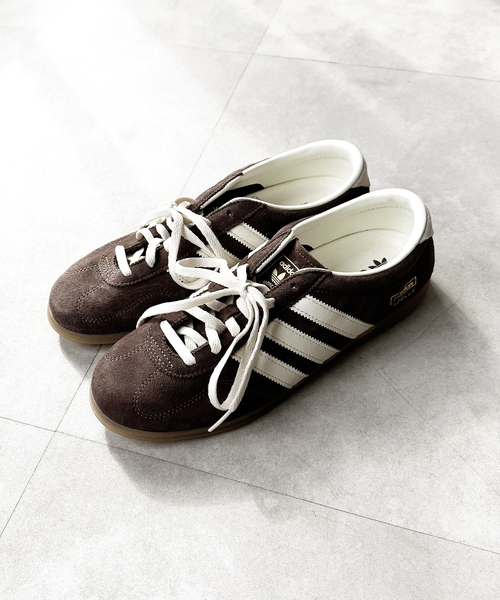 U by SPICK&SPAN(ユーバイスピックアンドスパン)の「adidas Originals / アディダス オリジナルズ GAZELLE LO PRO W(スニーカー・レディース・ホワイト/ブラウン・23cm/24cm/25cm)」の2枚目の写真