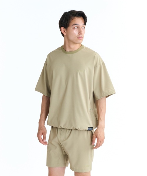 REEF(リーフ)の「REEF BAJA DRY SS T Tシャツ / 別売りセットアップ対応【2026年春夏モデル】/リーフ速乾ストレッチドローコード付き半袖Tシャツ(Tシャツ/カットソー・メンズ・ブラック/カーキ・X-LARGE/LARGE/MEDIUM/SMALL)」の1枚目の写真