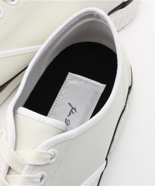 JULIEN DAVID（ジュリエンデビッド）の「JULIEN DAVID / ジュリアンデイヴィット レザースニーカー（スニーカー・メンズ・ホワイト・41/43）」の2枚目の写真