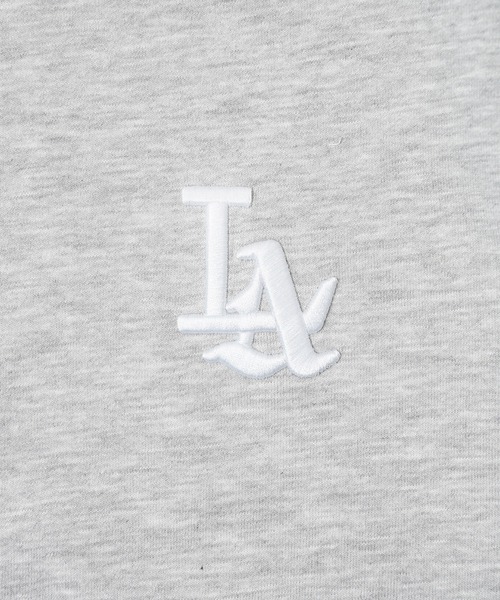 STAY GOLD（ステイゴールド）の「【STAYGOLD】LA ロゴ刺繍 ショート丈 ボックスシルエット 裏毛スウェットTシャツ / セットアップ対応 / LA Logo Embroidered Sweatshirt T-Shirt（Tシャツ/カットソー・レディース・ブラック/ホワイト/グリーン/ネイビー/グレー・XL/M/L）」の13枚目の写真