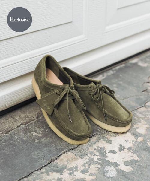 Clarks｜クラークス（レディース）のブーツ（グリーン・カーキ/緑色系