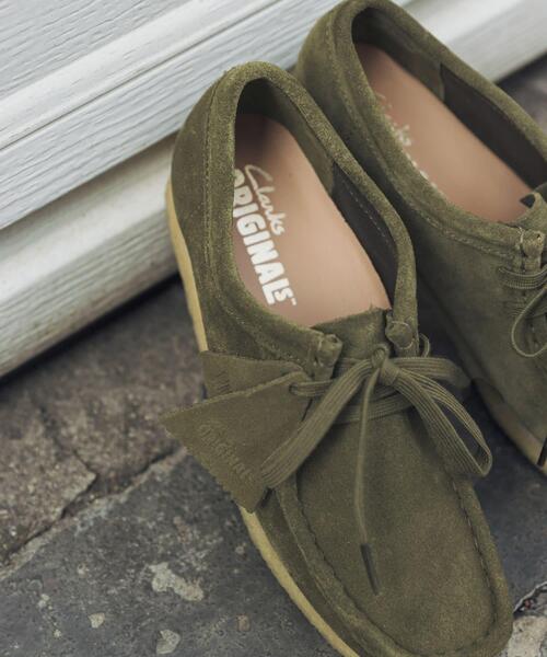 Clarks(クラークス)の「CLARKS EXCLUSIVE WALLABEE(ブーツ・レディース・オリーブ・5.5/5/4.5/4)」の3枚目の写真