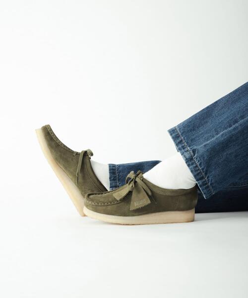 Clarks(クラークス)の「CLARKS EXCLUSIVE WALLABEE(ブーツ・レディース・オリーブ・5.5/5/4.5/4)」の4枚目の写真