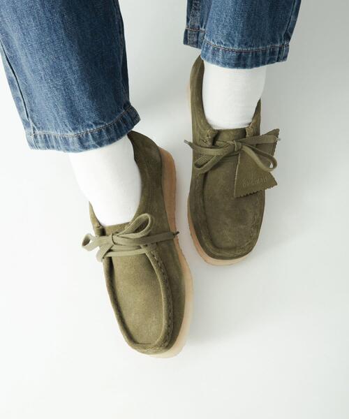 Clarks(クラークス)の「CLARKS EXCLUSIVE WALLABEE(ブーツ・レディース・オリーブ・5.5/5/4.5/4)」の5枚目の写真