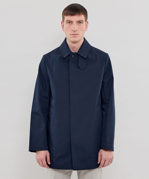 MACKINTOSH LONDON(マッキントッシュ ロンドン)の「【DUNFORD SHORT】コットンボンディングステンカラーコート(ステンカラーコート・メンズ・ベージュ/ネイビー・40/38/42)」の5枚目の写真