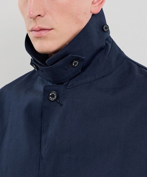 MACKINTOSH LONDON(マッキントッシュ ロンドン)の「【DUNFORD SHORT】コットンボンディングステンカラーコート(ステンカラーコート・メンズ・ベージュ/ネイビー・40/38/42)」の8枚目の写真