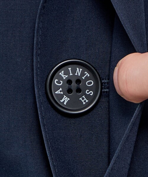 MACKINTOSH LONDON(マッキントッシュ ロンドン)の「【DUNFORD SHORT】コットンボンディングステンカラーコート(ステンカラーコート・メンズ・ベージュ/ネイビー・40/38/42)」の12枚目の写真