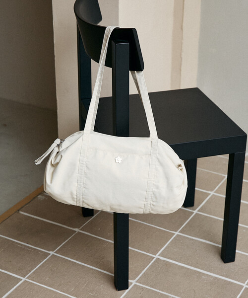 MARY QUANT（マリークワント）の「【待望の再入荷！】MARY QUANT × PUBLUX/マリークワント ロゴ刺繍 ギャザー ボストンバッグ　限定展開（ボストンバッグ・レディース・ドット/ブラック/その他/オフホワイト・ONE SIZE）」の18枚目の写真