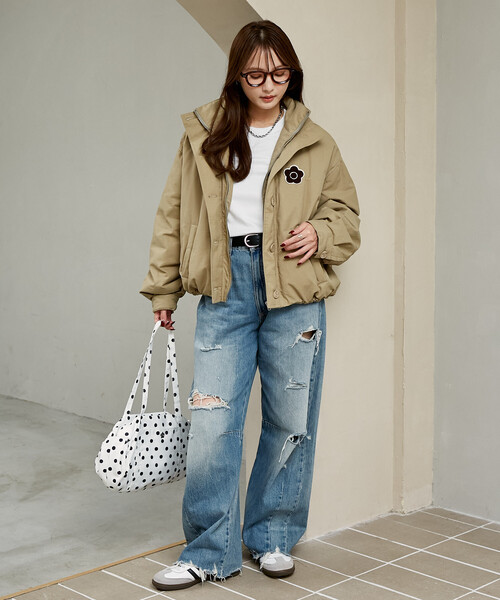 MARY QUANT（マリークワント）の「【待望の再入荷！】MARY QUANT × PUBLUX/マリークワント ロゴ刺繍 ギャザー ボストンバッグ　限定展開（ボストンバッグ・レディース・ドット/ブラック/その他/オフホワイト・ONE SIZE）」の21枚目の写真