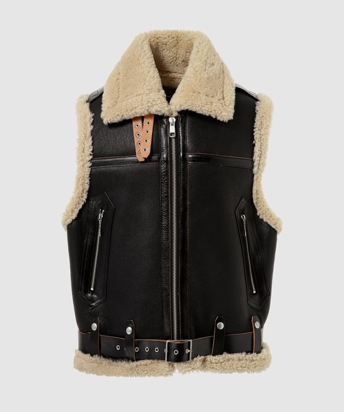 SUGARHILL(シュガーヒル)の「SHERRING N2 VEST(その他アウター・メンズ・ブラック・2)」の1枚目の写真