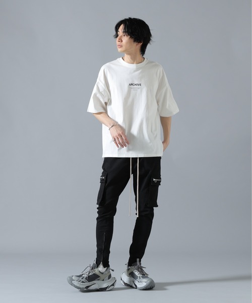 A4A（エーフォーエー）の「【WEB&DEPOT限定】A4A/エーフォーエー/DINNER S/S TEE（Tシャツ/カットソー・メンズ・ホワイト/ブラック・L/M）」の6枚目の写真