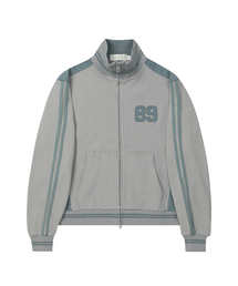 SECONDMONO（セカンドモノローグ）の「Waffle Track Jacket [SEBLUE]_SEJK022SEBLUE（ナイロンジャケット）」