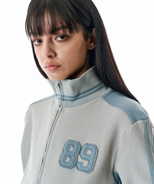 SECONDMONO（セカンドモノローグ）の「Waffle Track Jacket [SEBLUE]_SEJK022SEBLUE（ナイロンジャケット・レディース・その他・X-SMALL/SMALL/MEDIUM）」の5枚目の写真
