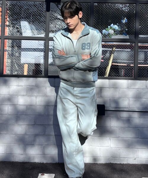 SECONDMONO（セカンドモノローグ）の「Waffle Track Jacket [SEBLUE]_SEJK022SEBLUE（ナイロンジャケット・レディース・その他・X-SMALL/SMALL/MEDIUM）」の8枚目の写真