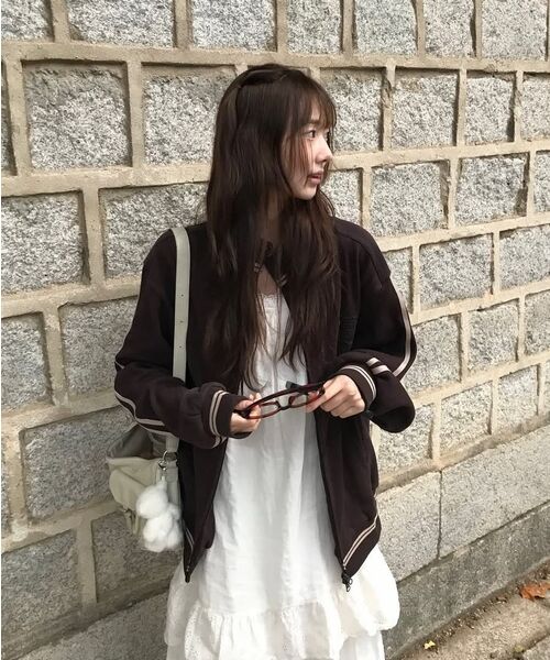 SECONDMONO（セカンドモノローグ）の「Waffle Track Jacket [SEBLUE]_SEJK022SEBLUE（ナイロンジャケット・レディース・その他・X-SMALL/SMALL/MEDIUM）」の10枚目の写真