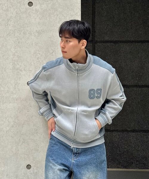 SECONDMONO（セカンドモノローグ）の「Waffle Track Jacket [SEBLUE]_SEJK022SEBLUE（ナイロンジャケット・レディース・その他・X-SMALL/SMALL/MEDIUM）」の12枚目の写真