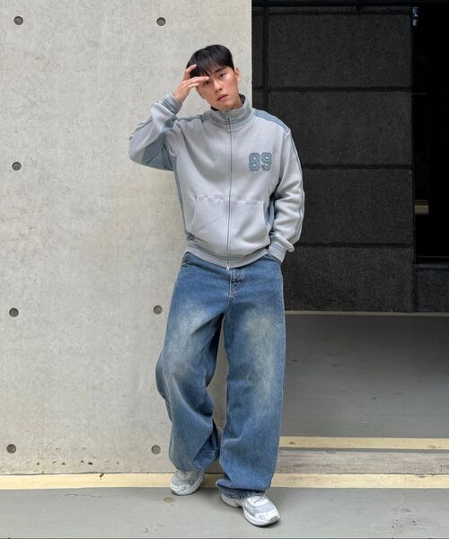 SECONDMONO（セカンドモノローグ）の「Waffle Track Jacket [SEBLUE]_SEJK022SEBLUE（ナイロンジャケット・レディース・その他・X-SMALL/SMALL/MEDIUM）」の13枚目の写真
