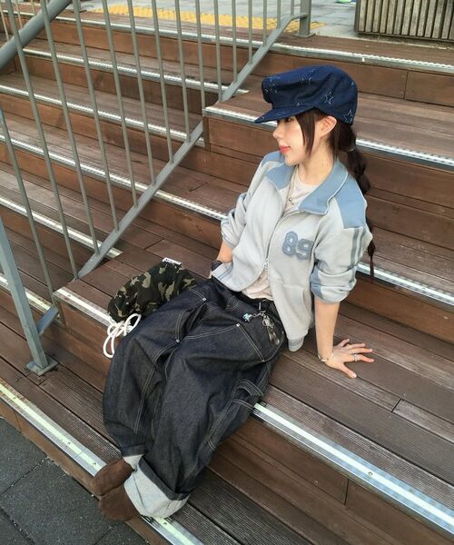 SECONDMONO（セカンドモノローグ）の「Waffle Track Jacket [SEBLUE]_SEJK022SEBLUE（ナイロンジャケット・レディース・その他・X-SMALL/SMALL/MEDIUM）」の17枚目の写真