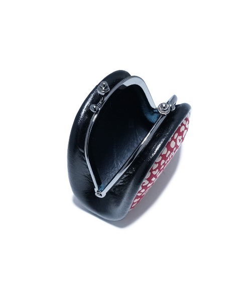 JAM HOME MADE（ジャムホームメイド）の「印伝/印傳屋 鹿革 レザー ガマコインケース レオパード レッド/ブランド/コラボ/メンズ/人気（コインケース・メンズ・レッド系その他・ONE SIZE）」の6枚目の写真