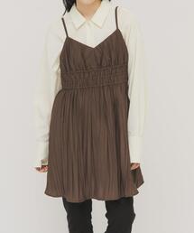 KBF | リンクルミニキャミワンピース(ワンピース)