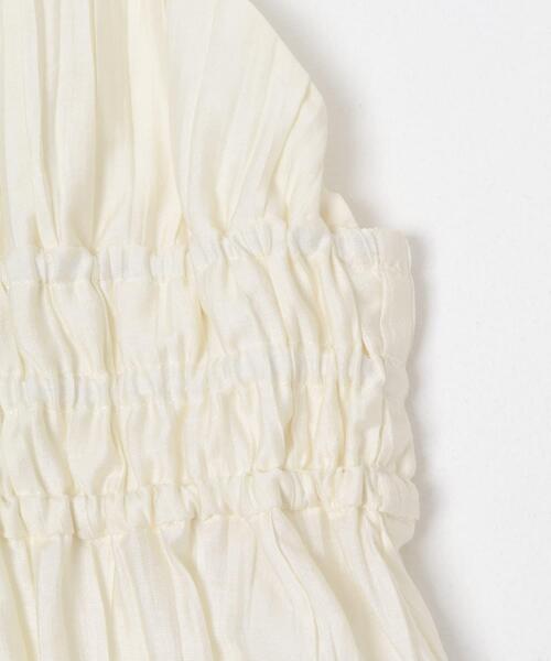 KBF（ケイビーエフ）の「リンクルミニキャミワンピース（ワンピース・レディース・ダークブラウン/チャコールグレー/アイボリー・ONE）」の11枚目の写真