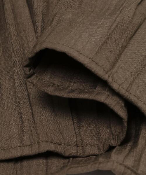 KBF（ケイビーエフ）の「リンクルミニキャミワンピース（ワンピース・レディース・ダークブラウン/チャコールグレー/アイボリー・ONE）」の22枚目の写真