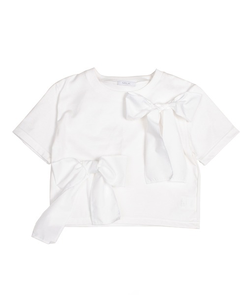 MILK(ミルク)の「Triple Ribbon Tシャツ(Tシャツ/カットソー・レディース・A/C/B・FREE)」の8枚目の写真