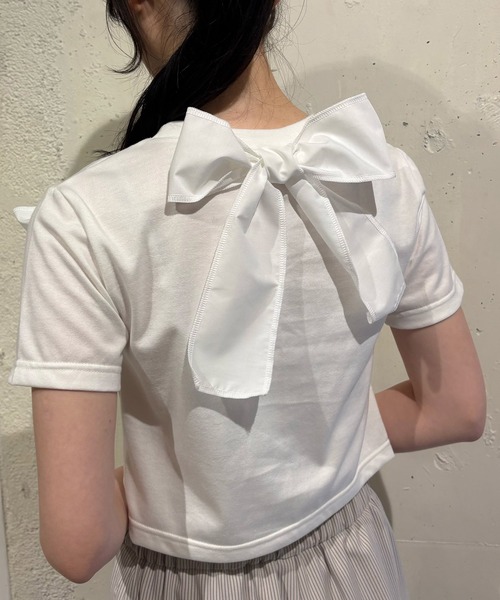 MILK(ミルク)の「Triple Ribbon Tシャツ(Tシャツ/カットソー・レディース・A/C/B・FREE)」の7枚目の写真