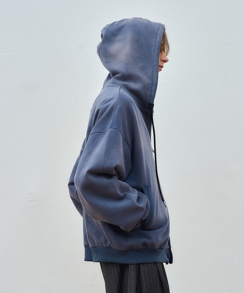 ajouter flow（アジューテフロー）の「【ajouter flow】bleach double zip hoodie（パーカー・メンズ・レッド/ブルー・LARGE/MEDIUM）」の5枚目の写真
