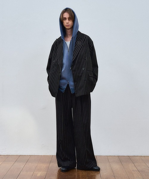 ajouter flow（アジューテフロー）の「【ajouter flow】bleach double zip hoodie（パーカー・メンズ・レッド/ブルー・LARGE/MEDIUM）」の10枚目の写真