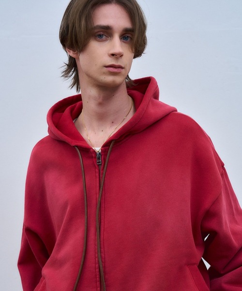 ajouter flow（アジューテフロー）の「【ajouter flow】bleach double zip hoodie（パーカー・メンズ・レッド/ブルー・LARGE/MEDIUM）」の15枚目の写真