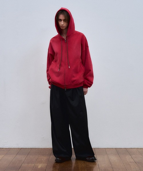 ajouter flow（アジューテフロー）の「【ajouter flow】bleach double zip hoodie（パーカー・メンズ・レッド/ブルー・LARGE/MEDIUM）」の17枚目の写真