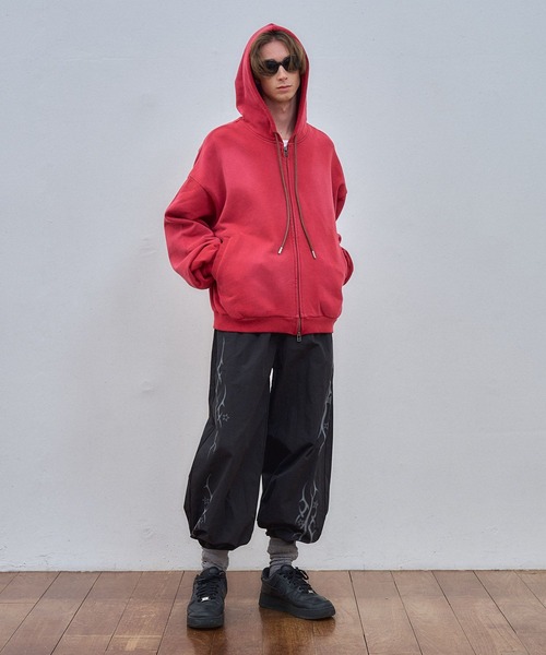 ajouter flow（アジューテフロー）の「【ajouter flow】bleach double zip hoodie（パーカー・メンズ・レッド/ブルー・LARGE/MEDIUM）」の20枚目の写真