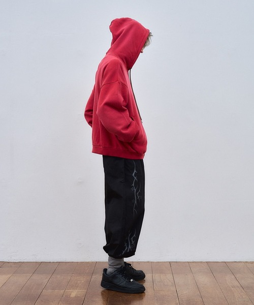 ajouter flow（アジューテフロー）の「【ajouter flow】bleach double zip hoodie（パーカー・メンズ・レッド/ブルー・LARGE/MEDIUM）」の21枚目の写真