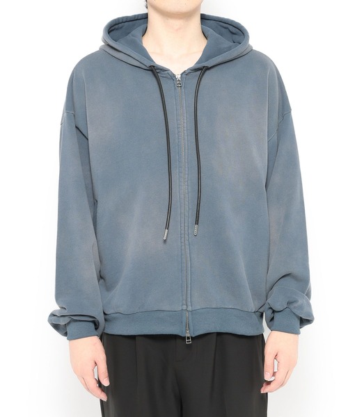ajouter flow（アジューテフロー）の「【ajouter flow】bleach double zip hoodie（パーカー・メンズ・レッド/ブルー・LARGE/MEDIUM）」の22枚目の写真