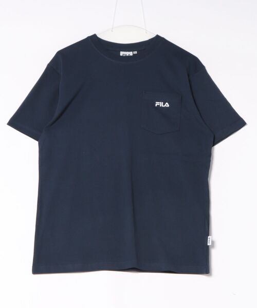 FILA（フィラ）の「《FILA》S/S POCKET T-SHIRT（Tシャツ/カットソー・メンズ・ホワイト/ネイビー/杢グレー・LL/L/M）」の3枚目の写真