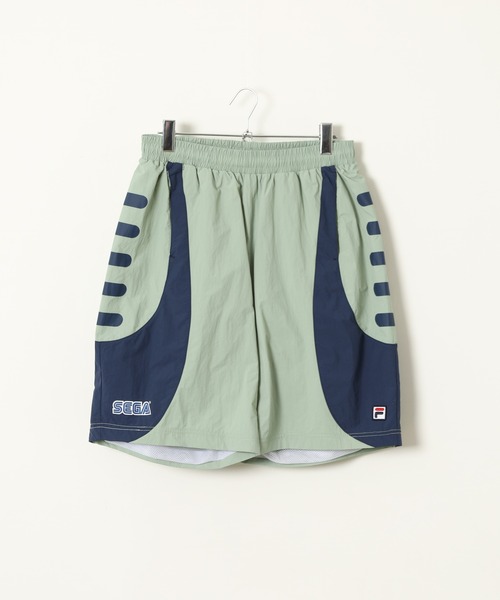 FILA HERITAGE（フィラヘリテージ）の「FILA HERITAGE SEGA SHORT PANT ナイロンショートパンツ（その他パンツ・メンズ・カーキ/ブラック・XL/L/M）」の4枚目の写真