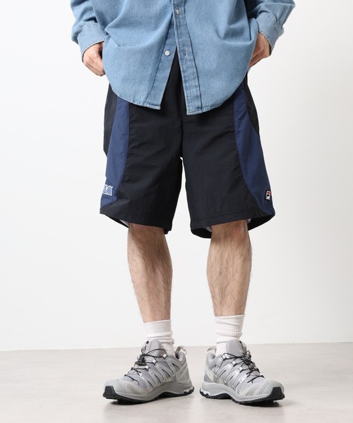 FILA HERITAGE（フィラヘリテージ）の「FILA HERITAGE SEGA SHORT PANT ナイロンショートパンツ（その他パンツ・メンズ・カーキ/ブラック・XL/L/M）」の17枚目の写真