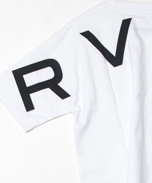 RVCA(ルーカ)の「ルーカ RVCA アウトドアカジュアル 半袖Tシャツ BACK SIDE ARCH SS(Tシャツ/カットソー・メンズ・ダークグレー/ホワイト・M/L/S)」の4枚目の写真