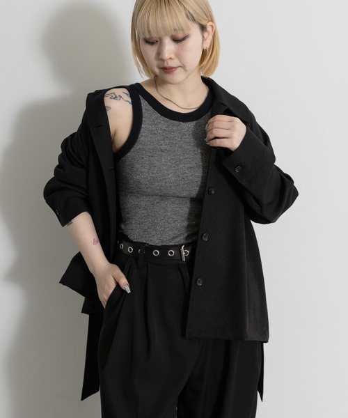 nakes AMERICAN SLEEVE RIB TANK（タンクトップ）｜THE GOODLAND