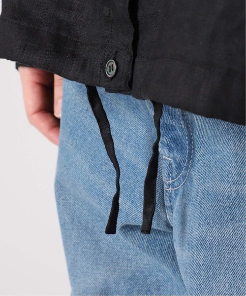 FRAMeWORK(フレームワーク)の「≪追加≫フレンチリネンドロストシャツ 2(シャツ/ブラウス・レディース・ホワイト/ブラック・FREE)」の9枚目の写真