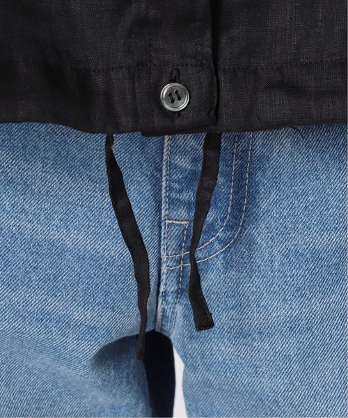 FRAMeWORK(フレームワーク)の「≪追加≫フレンチリネンドロストシャツ 2(シャツ/ブラウス・レディース・ホワイト/ブラック・FREE)」の10枚目の写真