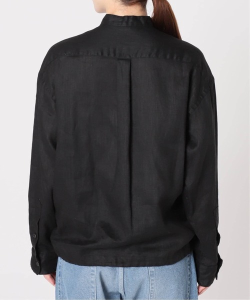 FRAMeWORK(フレームワーク)の「≪追加≫フレンチリネンドロストシャツ 2(シャツ/ブラウス・レディース・ホワイト/ブラック・FREE)」の12枚目の写真