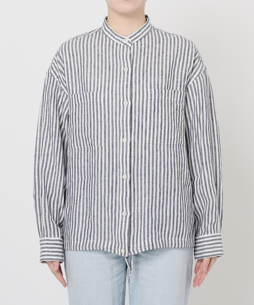 FRAMeWORK(フレームワーク)の「≪追加≫フレンチリネンドロストシャツ 2(シャツ/ブラウス・レディース・ホワイト/ブラック・FREE)」の17枚目の写真