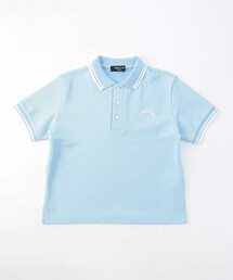 COMME CA ISM（コムサイズム）の「ライン入り 鹿の子 ポロシャツ（ポロシャツ）」