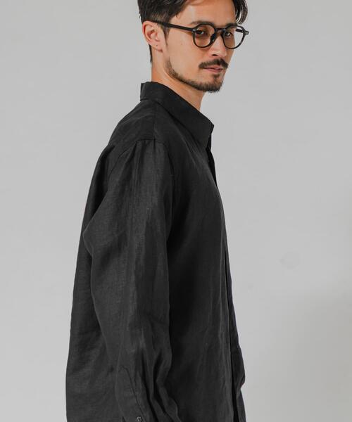 URBAN RESEARCH（アーバンリサーチ）の「LINEN REGULAR SHIRTS（シャツ/ブラウス・メンズ・ブラック/ベージュ/ネイビー/ブルー系その他・MEDIUM/LARGE）」の7枚目の写真