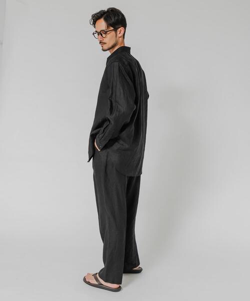 URBAN RESEARCH（アーバンリサーチ）の「LINEN REGULAR SHIRTS（シャツ/ブラウス・メンズ・ブラック/ベージュ/ネイビー/ブルー系その他・MEDIUM/LARGE）」の8枚目の写真