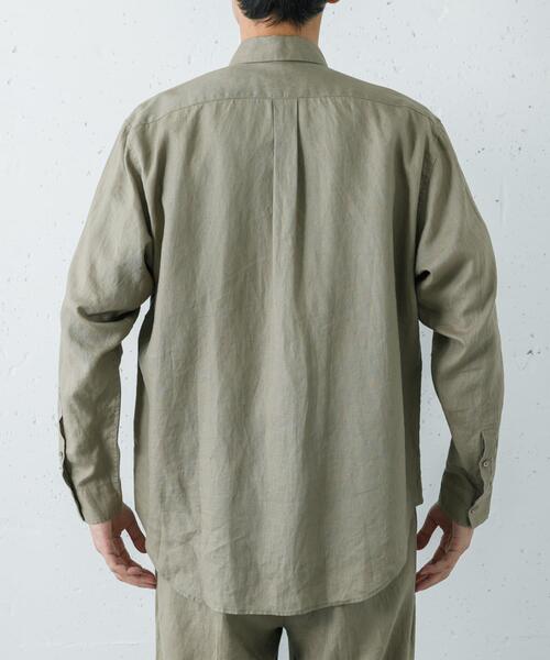 URBAN RESEARCH（アーバンリサーチ）の「LINEN REGULAR SHIRTS（シャツ/ブラウス・メンズ・ブラック/ベージュ/ネイビー/ブルー系その他・MEDIUM/LARGE）」の19枚目の写真